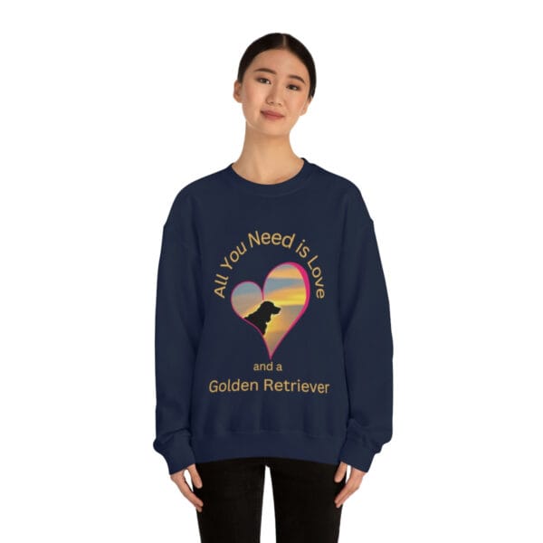 Golden Retriever Sweatshirt - Unisex Heavy Blend Crew-neck - Image 12