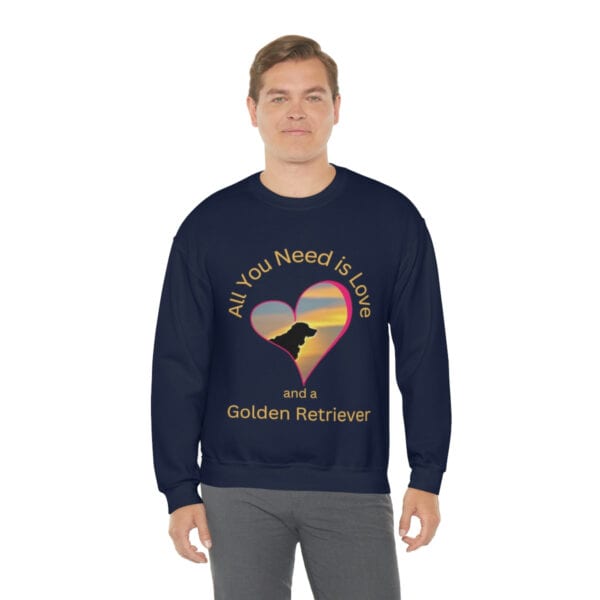 Golden Retriever Sweatshirt - Unisex Heavy Blend Crew-neck - Image 14