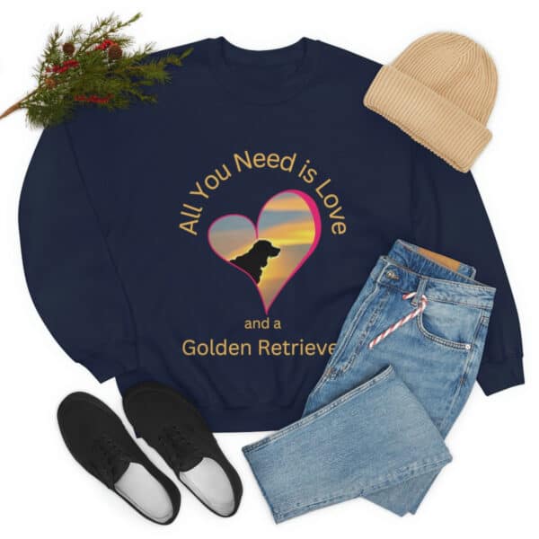 Golden Retriever Sweatshirt - Unisex Heavy Blend Crew-neck - Image 17