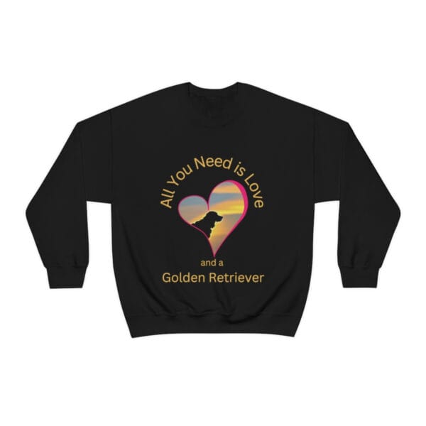 Golden Retriever Sweatshirt - Unisex Heavy Blend Crew-neck - Image 2