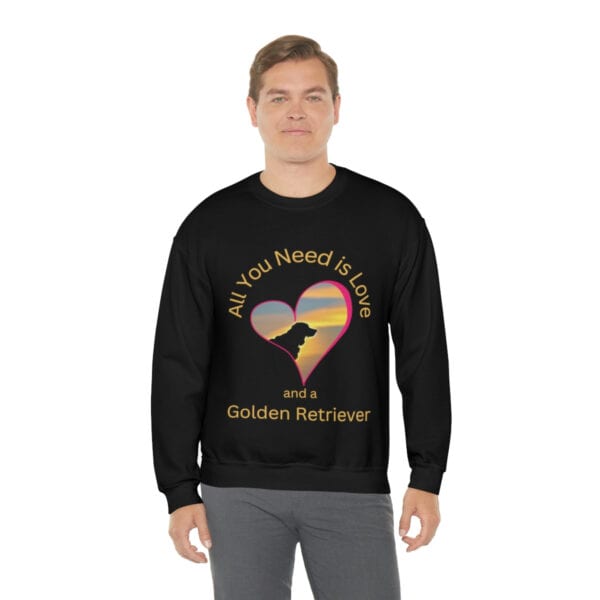 Golden Retriever Sweatshirt - Unisex Heavy Blend Crew-neck - Image 6