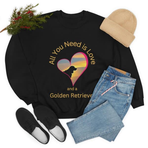 Golden Retriever Sweatshirt - Unisex Heavy Blend Crew-neck - Image 8