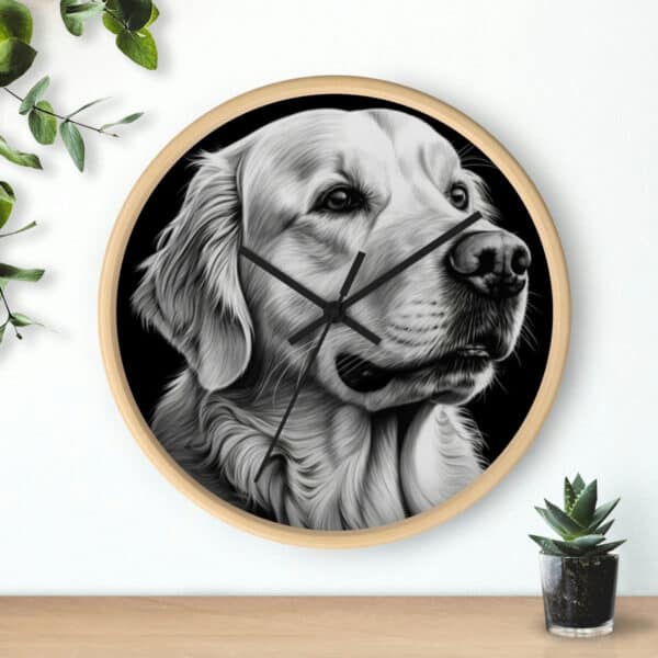 Golden Retriever Wall Clock - Image 6