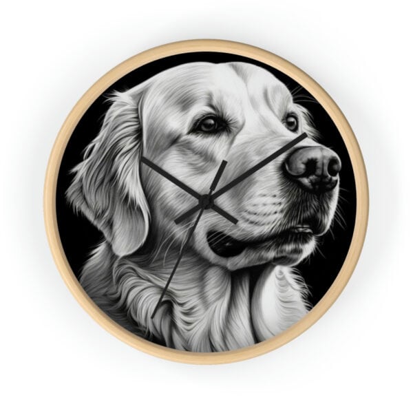 Golden Retriever Wall Clock - Image 4