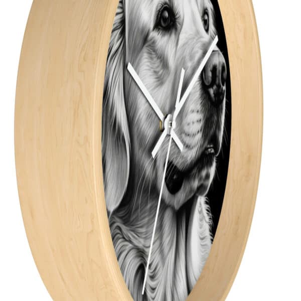 Golden Retriever Wall Clock - Image 2