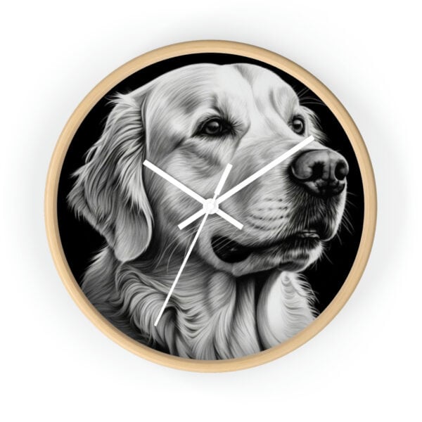 Golden Retriever Wall Clock