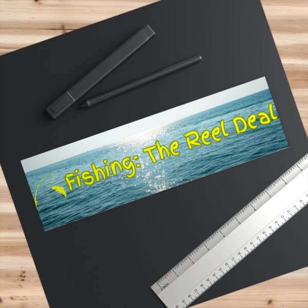 Fishing: The Reel Deal - Bumper sticker - Image 3