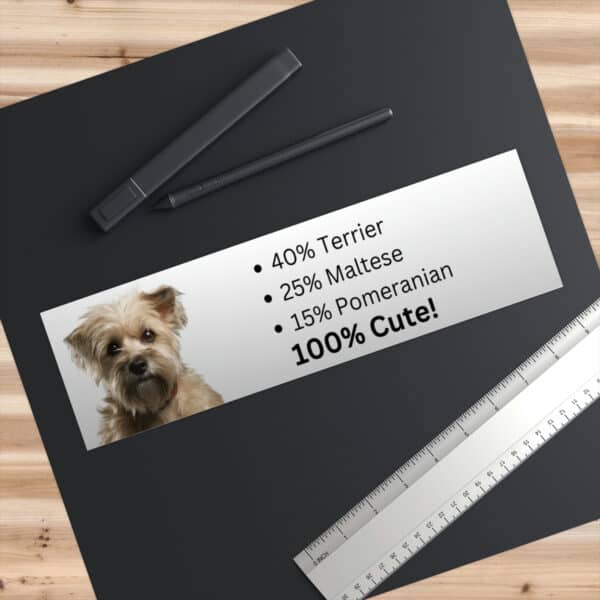 Terrier Mix - Bumper Sticker - Image 3