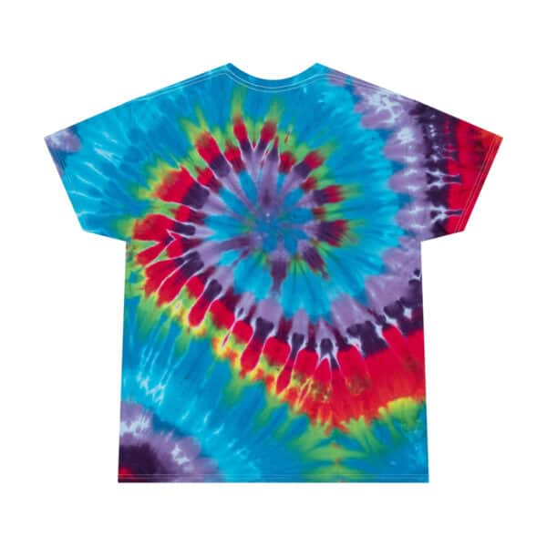 Golden Retriever Color Portrait "Festival" Tie-Dye Tee - Image 3