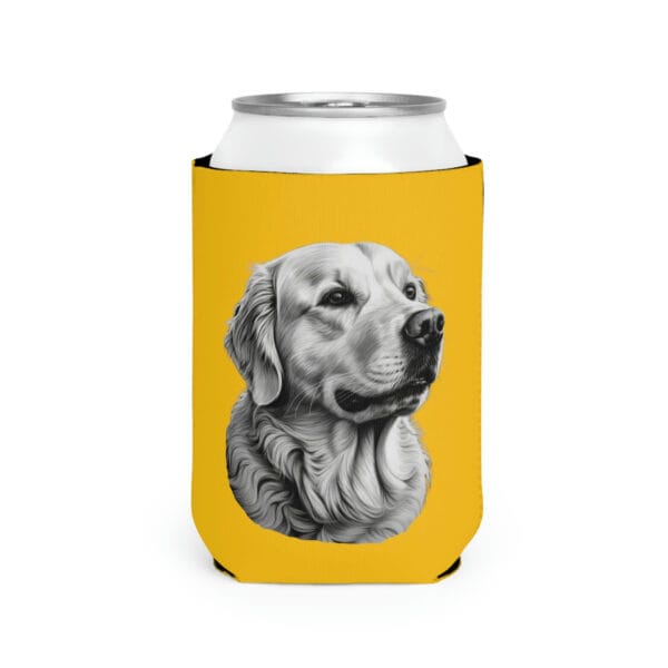 Golden Retriever Can Cooler Sleeve - "Golden paws, cold cans!" - Image 4