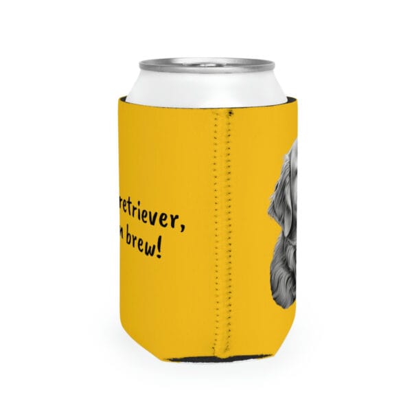 Golden Retriever Can Cooler Sleeve - "Golden retriever, golden brew!" - Image 7