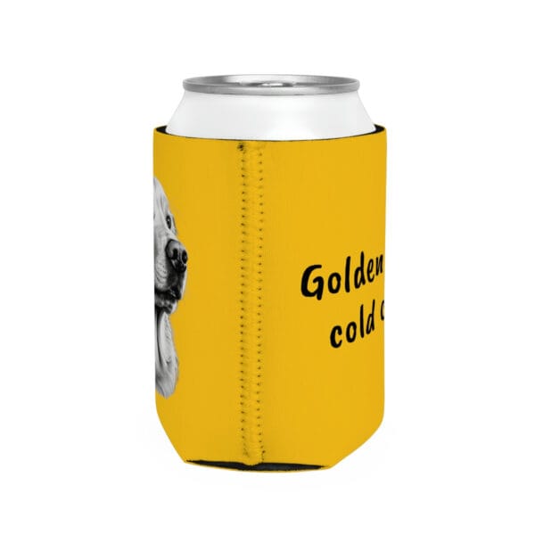 Golden Retriever Can Cooler Sleeve - "Golden paws, cold cans!" - Image 5