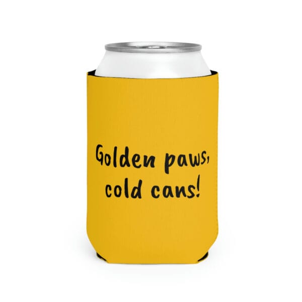 Golden Retriever Can Cooler Sleeve - "Golden paws, cold cans!" - Image 6