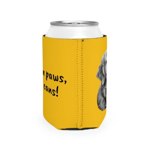 Golden Retriever Can Cooler Sleeve - "Golden paws, cold cans!" - Image 7