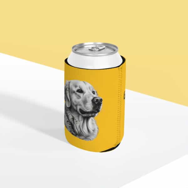 Golden Retriever Can Cooler Sleeve - "Golden paws, cold cans!" - Image 10