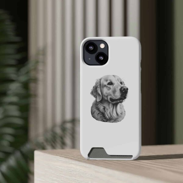 Golden Retriever iPhone 13 Case With Card Holder