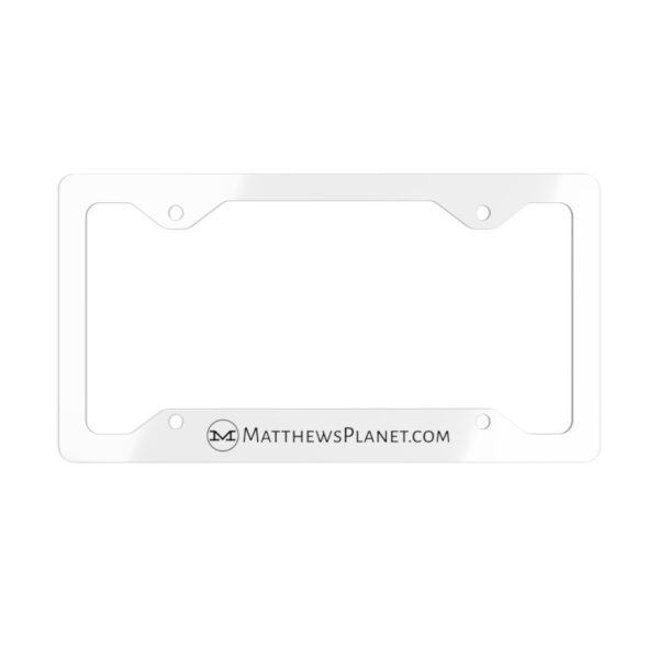 Matthew's Planet License Plate Frame - Image 2