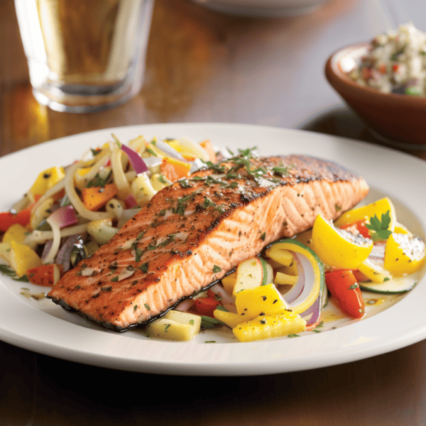 Mediterranean Baked Salmon